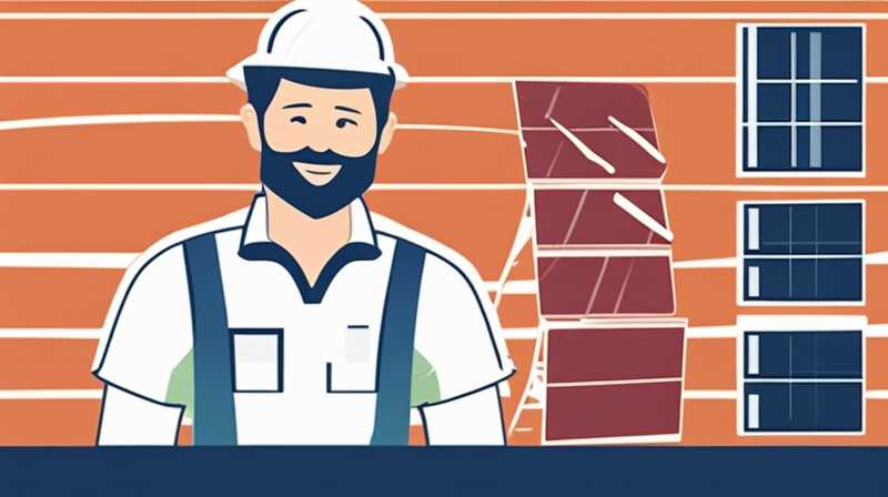 What does a photovoltaic solar worker do?