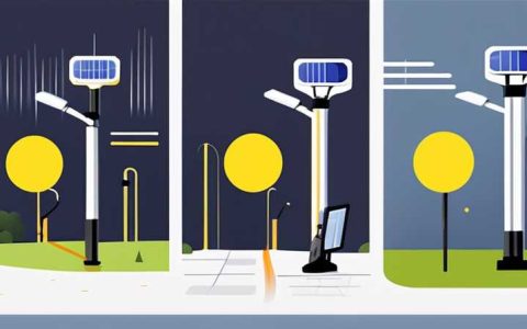 How to connect two wires of solar street light