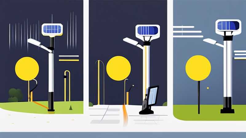 How to connect two wires of solar street light