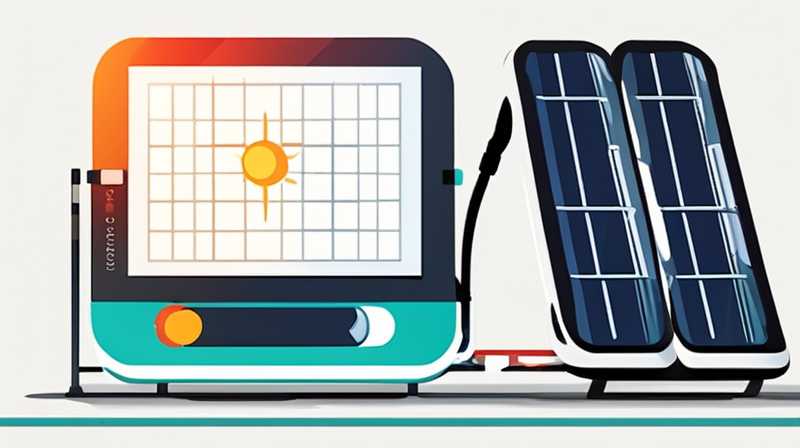 How to use a portable solar charging panel