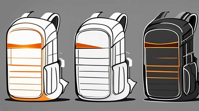 Why is there no power in the solar photovoltaic backpack?