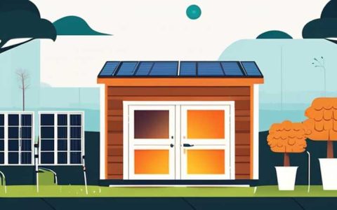 How to decorate the solar shed in the yard