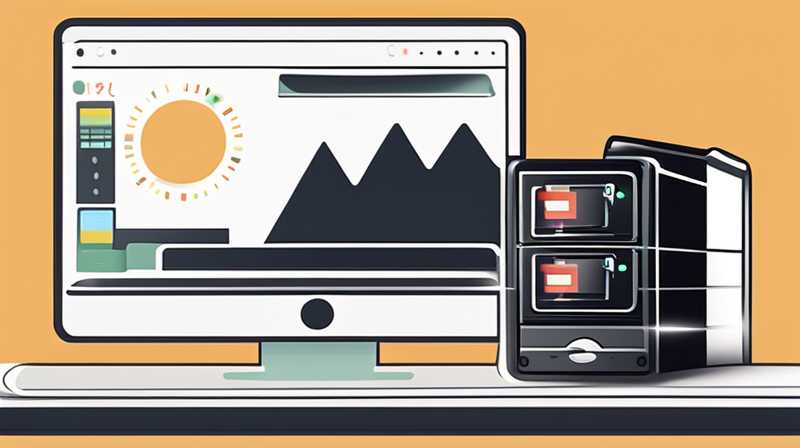 How to remove the hard drive of the solar monitor