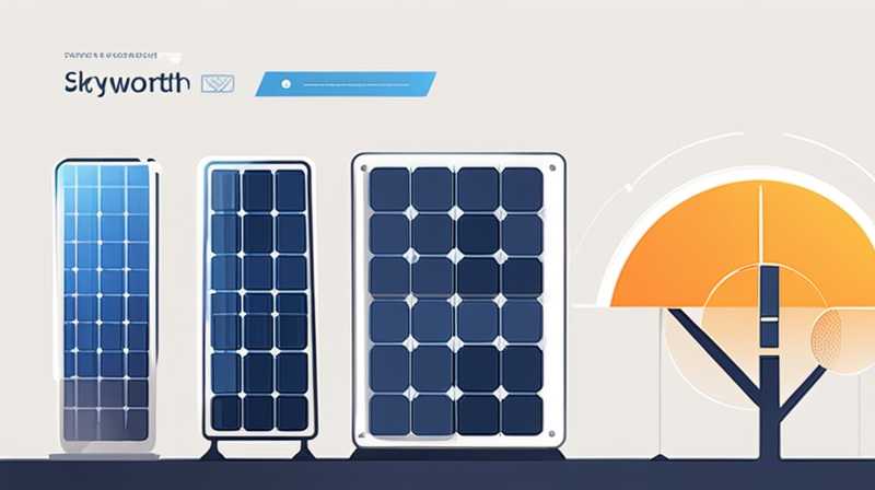 How much does Skyworth solar panels cost