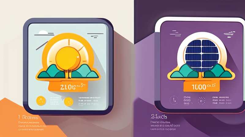 How much solar energy is one kilowatt-hour