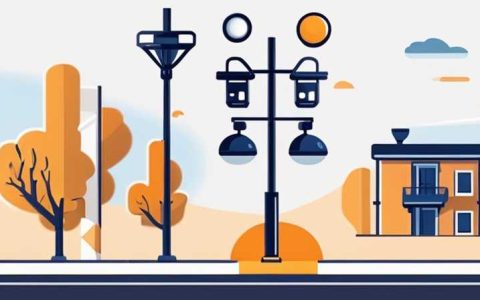 What accessories does a solar street light include?