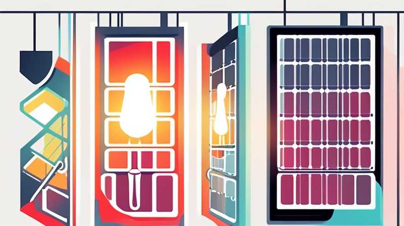 How to connect two light bulbs to a solar panel