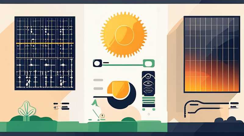 How to connect the homemade solar energy to the monitoring