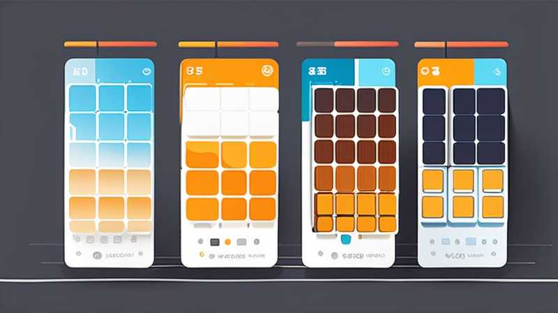 How to see which floor the solar energy is on?