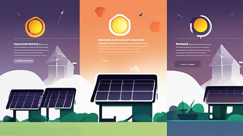 How to integrate solar energy into the national grid