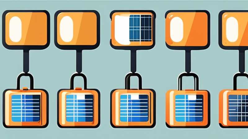 How to install solar lights on suitcases