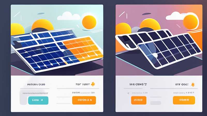 How much does the first solar panel cost?