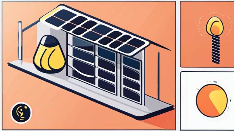 How to install self-generated solar energy