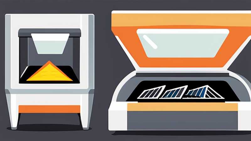 How to open the solar oven