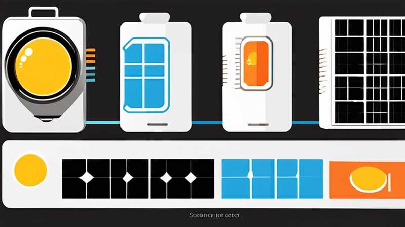 How to connect solar energy to secondary battery