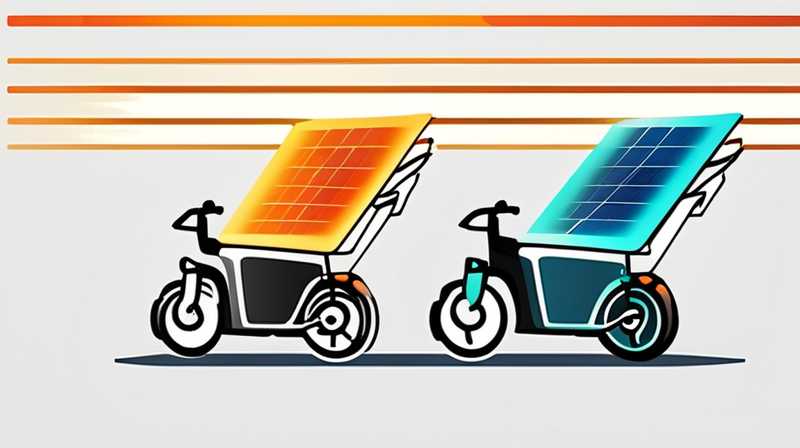 How to add solar energy to electric tricycle