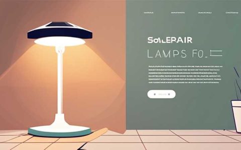 How to repair solar floor lamps
