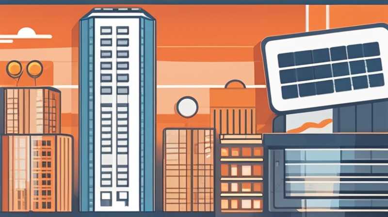 How to charge for solar panels on high-rise buildings