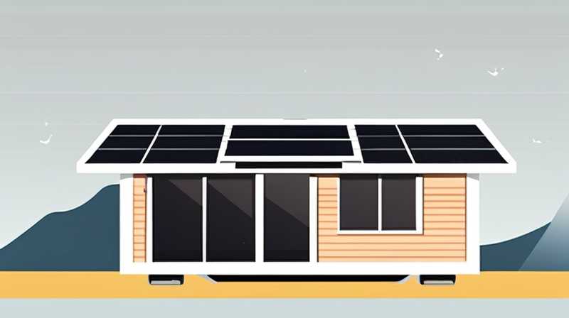 How to build a solar powered tiny house