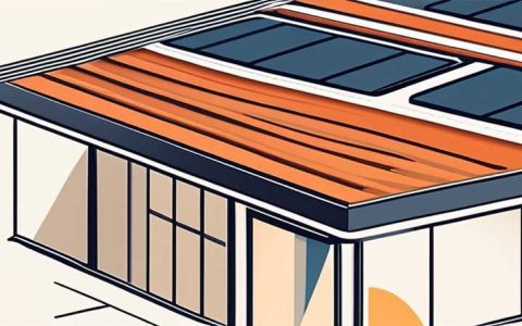 How to make solar panels on a flat roof