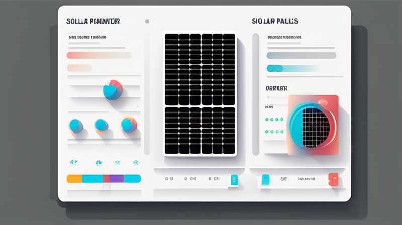 How to find parameters of solar panels