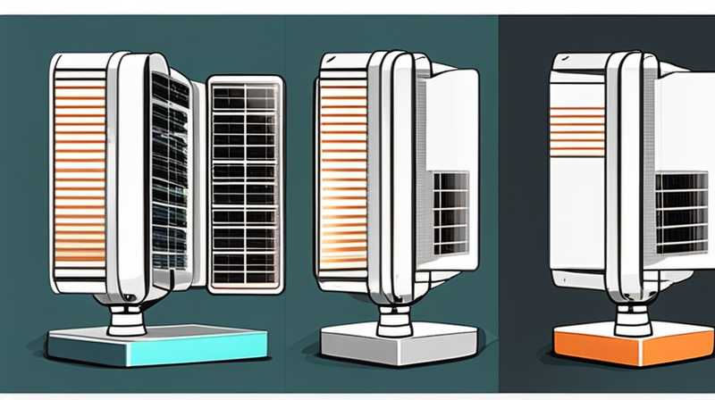 How to disassemble the three-head rotating solar light