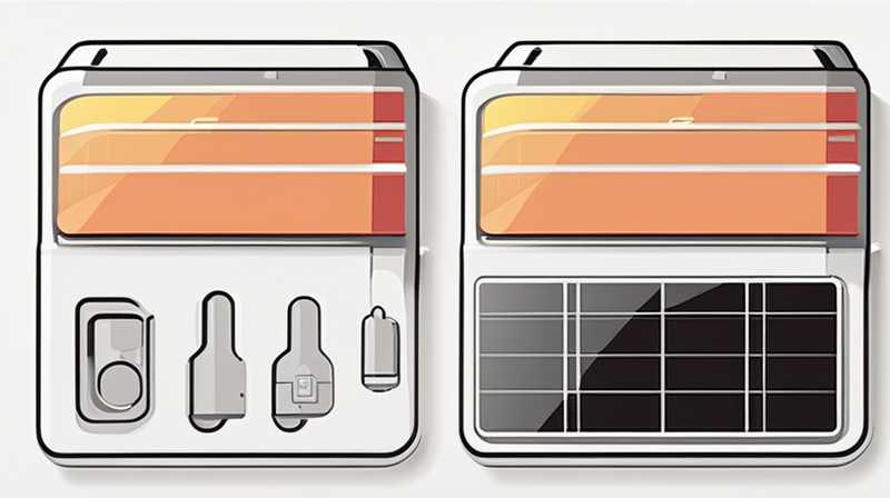 How to install solar lights with separate batteries