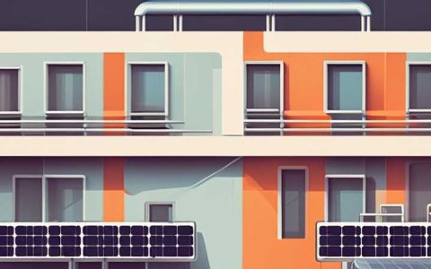 Where do the pipes under the solar panels go?