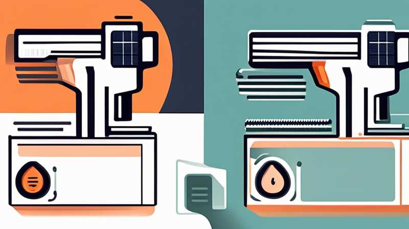 How to use the solar charging gun