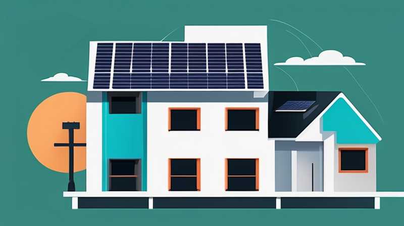 How to hang solar energy on the roof of the sixth floor