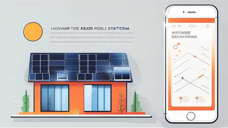 How to read the solar roof system diagram