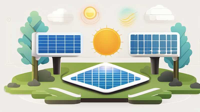 How to connect the monitoring solar light