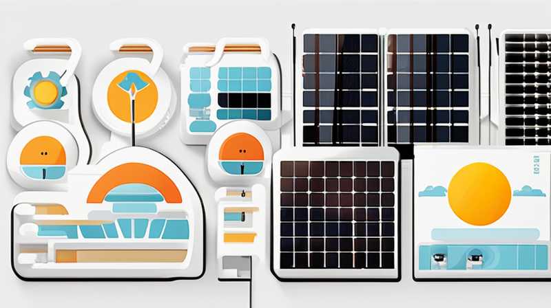 How are positions divided in a solar power plant?