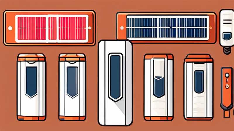 How to charge two batteries with solar energy