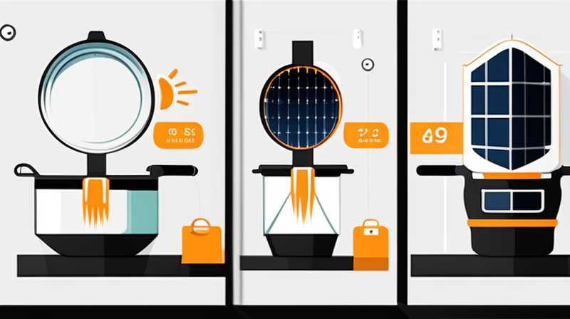 How many degrees can a solar cooker reach?