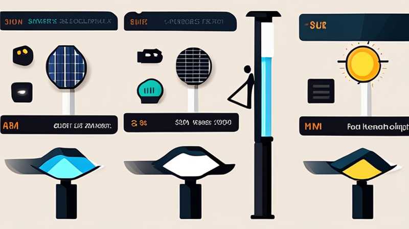 How to install a 7-meter pole solar light