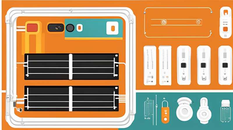 How to connect solar power supply circuit