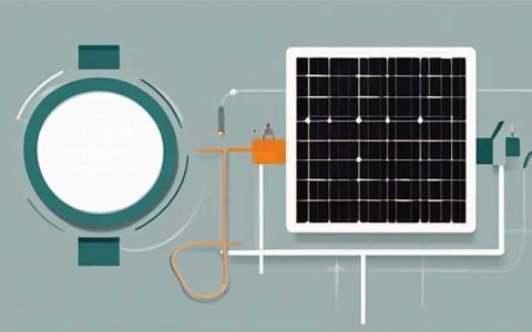 How to connect the lower port of flat panel solar panel