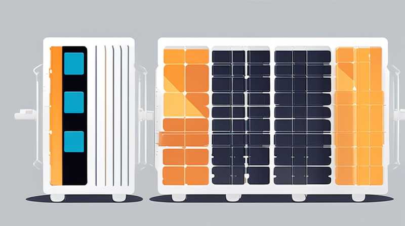 How to store solar energy after unloading