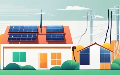 How to convert solar panels into household electricity