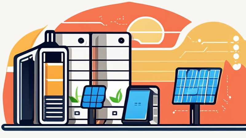 How to connect solar energy storage battery