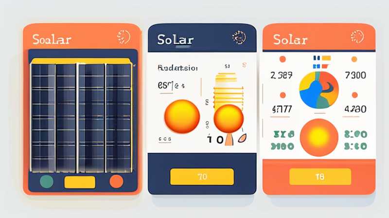 How to calculate solar radiation energy