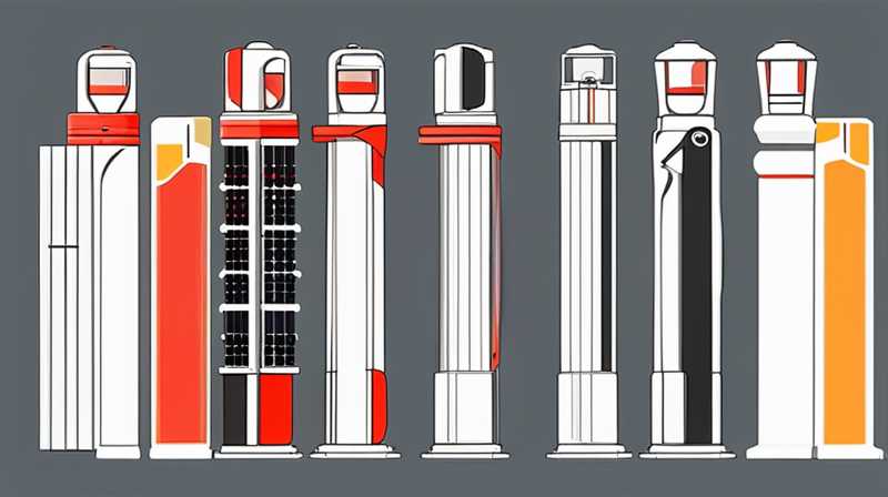 How to disassemble the solar light on the pillar