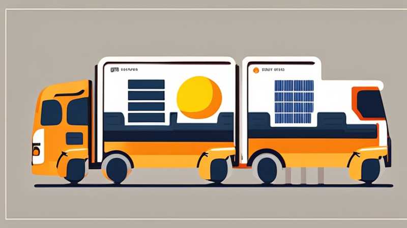 How much does a solar panel loading and unloading truck cost?