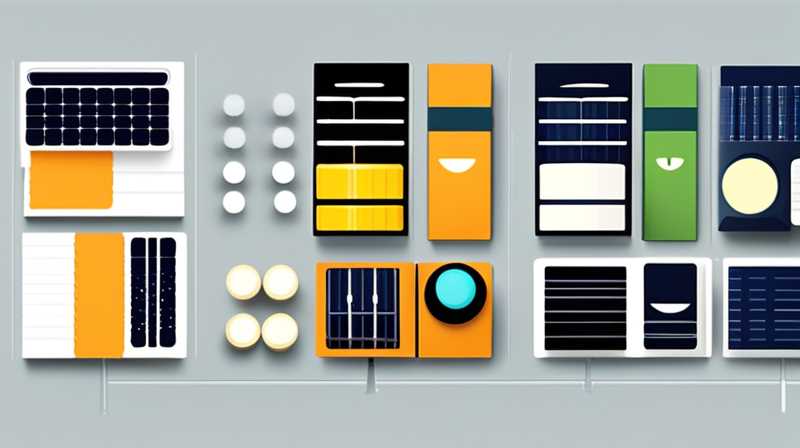 How to match the solar panels of street lights