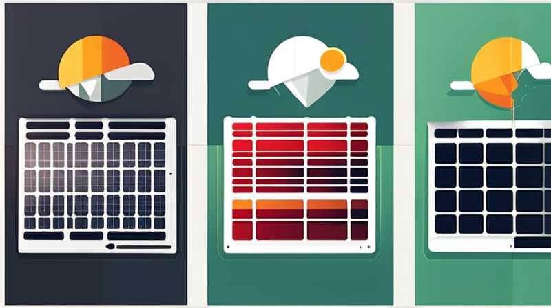 How to calculate v and w of solar panels