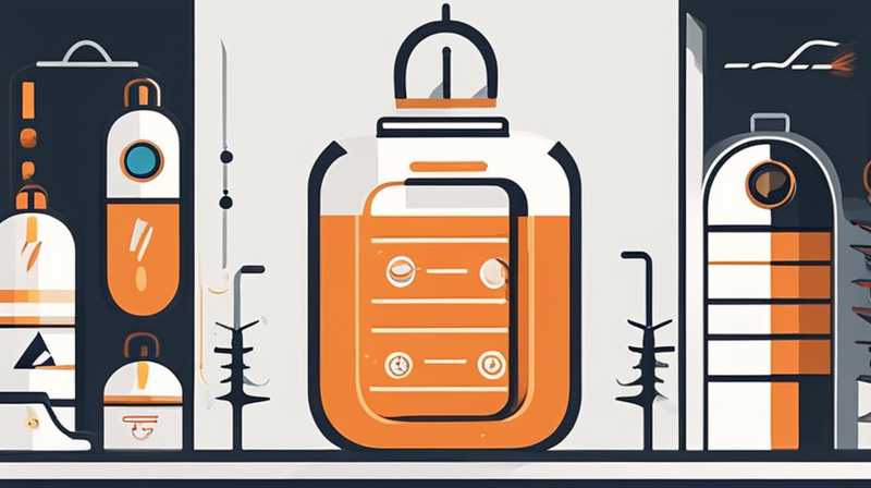 ¿Cuál es la lista de componentes del tanque de almacenamiento de energía?