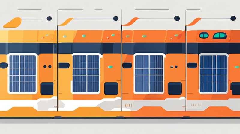 How much does a solar panel for a tram cost?