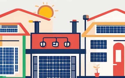 Where is the solar panel installed in the house?