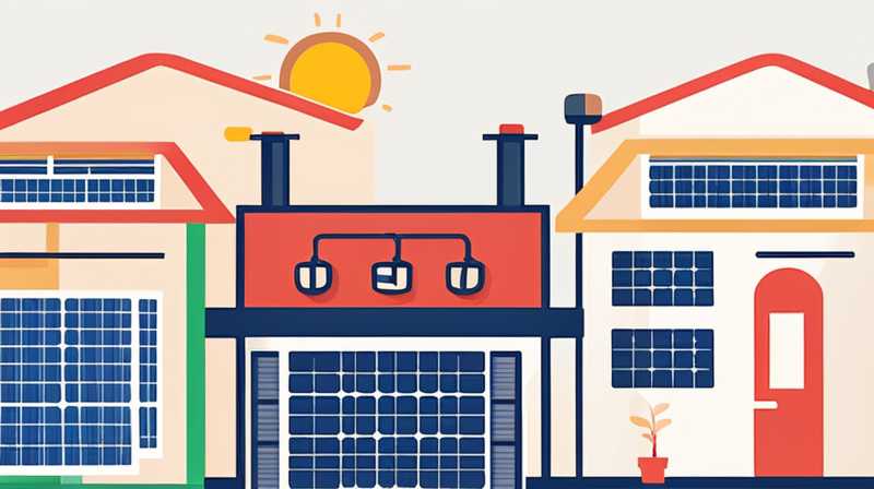 Where is the solar panel installed in the house?